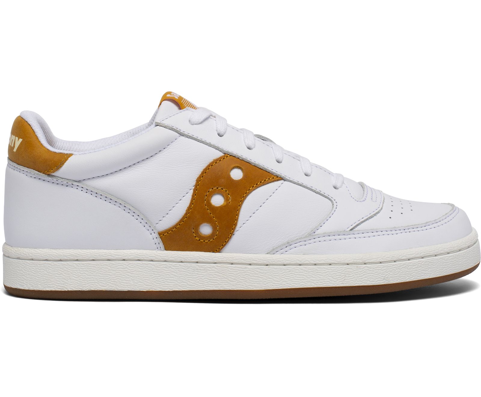 Saucony Jazz Court Men\'s Originals White / Yellow | Canada 413VRWD